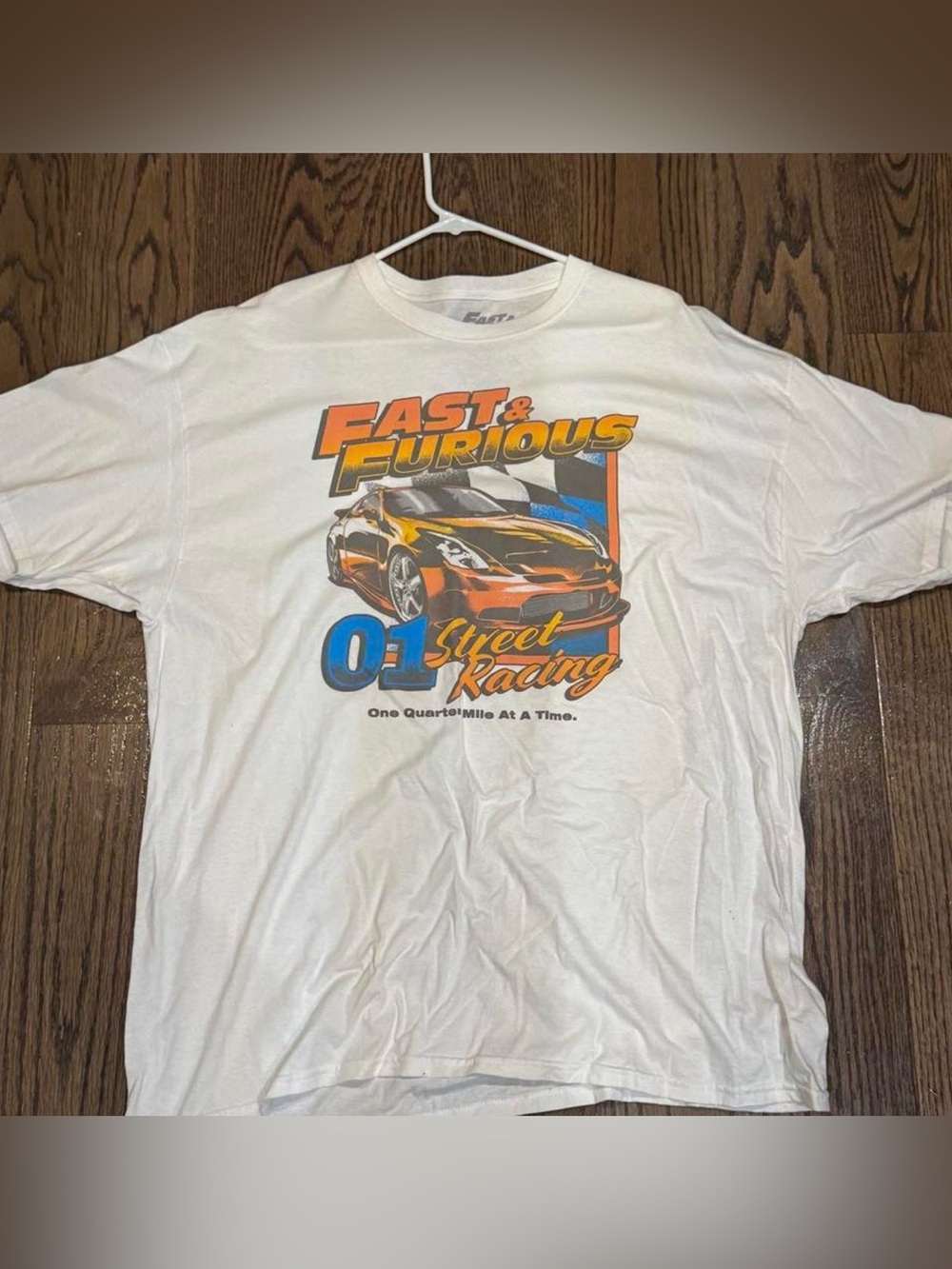 Fast and Furious white cotton t-shirt BRAND NEW Size XXL #fastandfurious #movie
